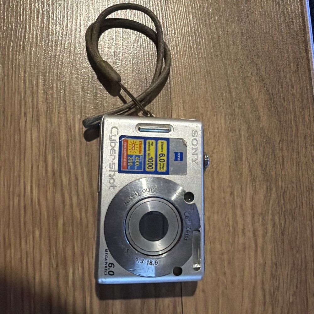 Sony Cyber-shot DSC-W30 Silver Not Tested  With Battery